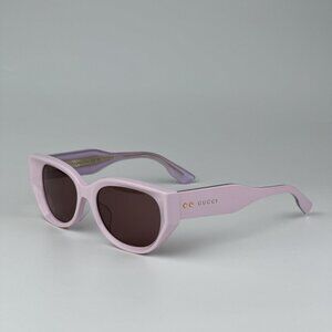 Gucci GG1532SA 004 BRAND NEW Sunglasses Pink Brown Unisex Cat Eye